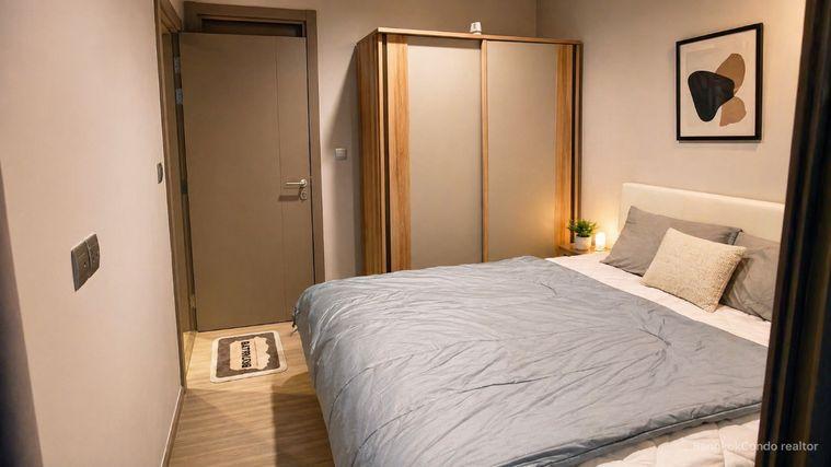 รูป 🍀🍀 Cozy room🍀ให้เช่า📌 ไลฟ์ อโศก-พระราม9 (Line:@rent2022)MRT พระราม9✨พร้อมเข้าอยู่🔖A11249 - รูปที่ 4/10