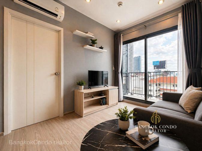 รูป 🍀🍀 Fully furnished💝 ให้เช่า📌 เดอะทรี หัวหมาก อินเตอร์เชนจ์(Line: @rent2022) MRT ลำสาลี✨ พร้อมเข้าอยู่ 🔖A11245 - รูปที่ 8/11