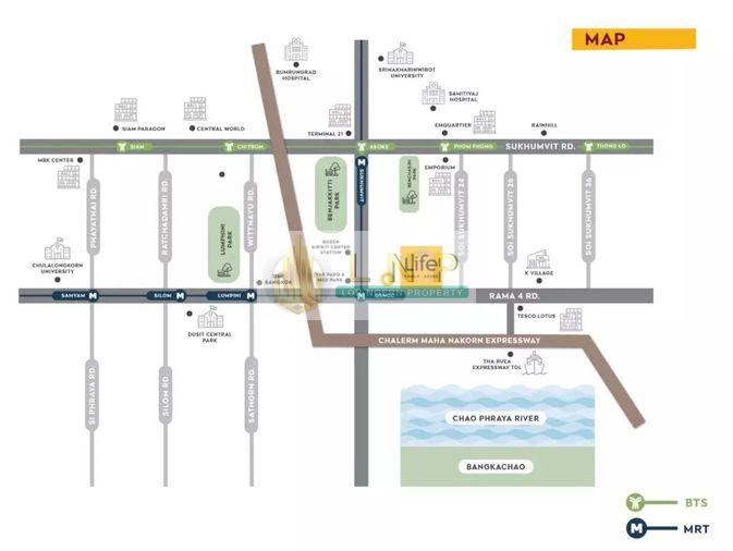 รูป 🏢 ขายคอนโด : Life Rama 4 - Asoke (ไลฟ์ พระราม 4 - อโศก) รหัสทรัพย์ | 📌LNP-C13050 - รูปที่ 12/12