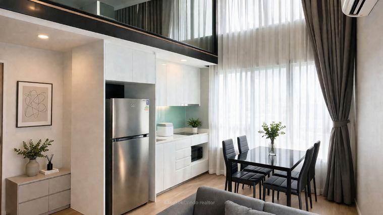 picture 💝🚆 Fully Furnished Unit For Rent 📌 Siamese Rama 9 Condominium (Line: @rent2022) | Near MRT Rama 9  ✨ Ready to move in! ✨ 📌 Ref Code: A08672 - 6/13