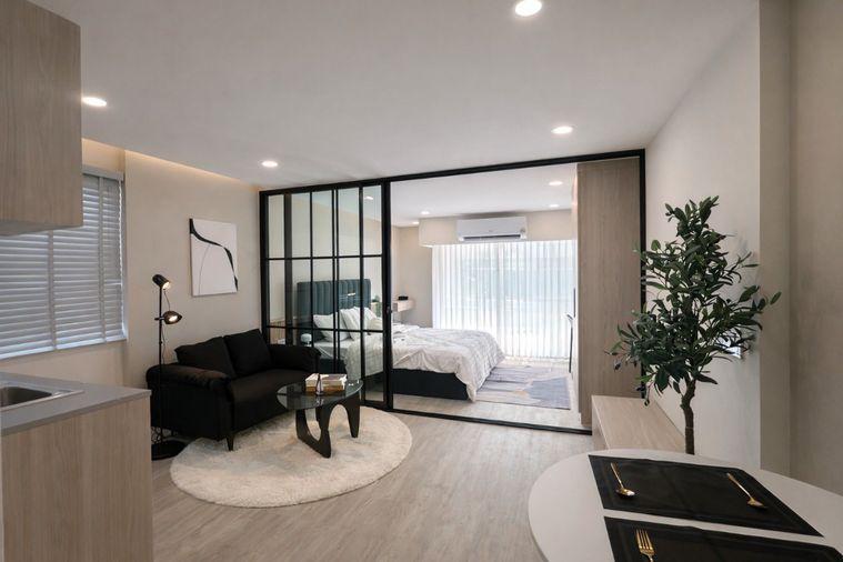 รูป 🔥ขายคอนโด ถูกที่สุด  ห้องมุม ตกแต่งใหม่ทั้งห้อง ✨   City Villa ซิตี้ วิลล่า ลาดพร้าว  ทำเลดี เดินทางสะดวก   ใกล้รถไฟฟ้า  BTS ลาดพร้าว 101  - รูปที่ 6/8
