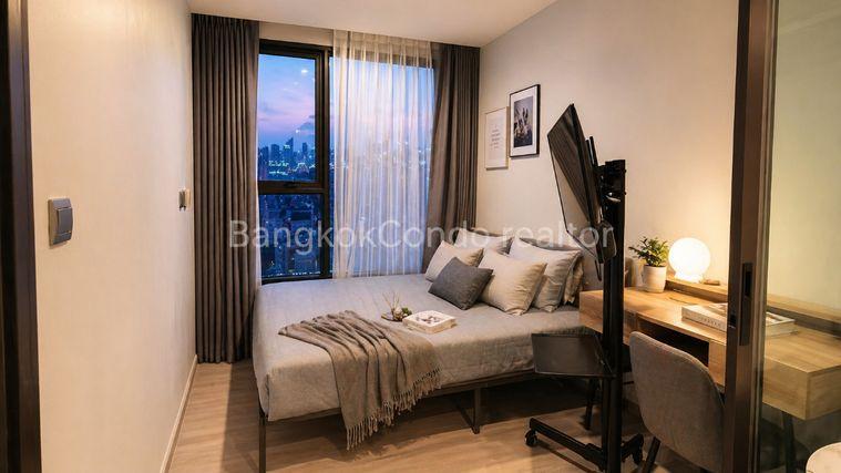 รูป 🍀🍀 Cozy room🍀ให้เช่า📌 ไลฟ์ อโศก-พระราม9 (Line:@rent2022)MRT พระราม9✨พร้อมเข้าอยู่🔖A11249 - รูปที่ 3/10