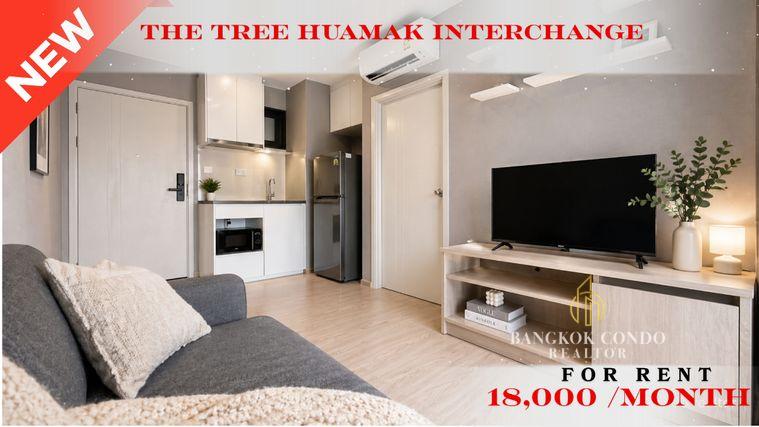 รูป 🍀🍀 Fully furnished💝 ให้เช่า📌 เดอะทรี หัวหมาก อินเตอร์เชนจ์(Line: @rent2022) MRT ลำสาลี✨ พร้อมเข้าอยู่ 🔖A11245 - รูปที่ 1/11