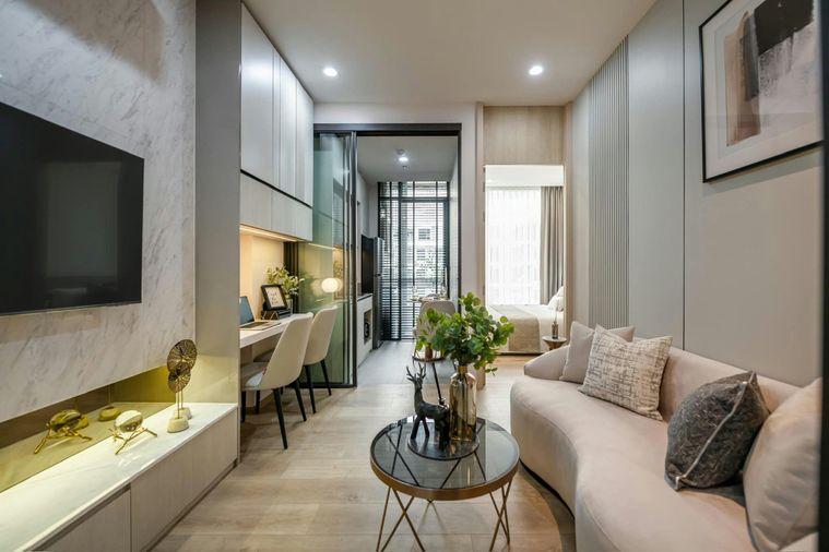 รูป 🍀🍀🍀Beautiful condo 🌸 ให้เช่า📌 The Fine Bangkok (Line:@rent2022) พร้อมเข้าอยู่ ✨A08620 - รูปที่ 9/12