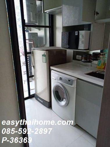 รูป [P-36369] ขาย เมโทร สกาย รัชดา 2.2 ล้าน (ราคาถูกสุด) | 1 นอน ชั้น 3 ตึก A ใกล้ MRT ห้วยขวาง ย่านดินแดง 085-592-2897 Line: @easythaihome - รูปที่ 10/20