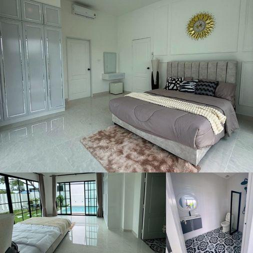 รูป KT0123🚵Pool Villa ใกล้สวนสุขภาพหนองปรือ 3ห้องนอน 64ตรว🏊พร้อมสระว่ายน้ำ🌷สวน🪑เฟอร์นิเจอร์ - รูปที่ 9/13