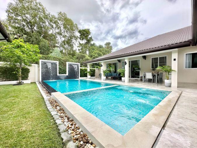 รูป KT0413📲LineID @556ryccg🚵Pool Villa ห้วยใหญ่ 6ห้องนอน ที่ดิน 215ตรว บ้าน 350ตรม🏊พร้อมสระว่ายน้ำ🌷สวน🪑เฟอร์นิเจอร์ ใกล้Motorway7 - รูปที่ 5/21