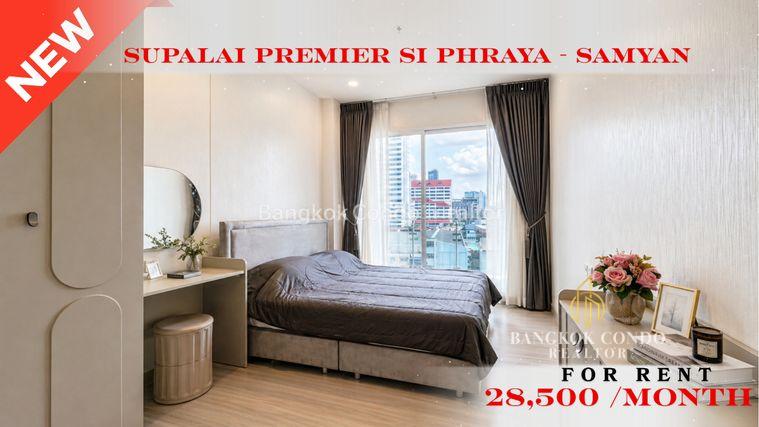 รูป 🍀🍀 Prime condo location 🚆ให้เช่า📌 ศุภาลัย พรีเมียร์ สี่พระยา - สามย่าน (Line:@rent2022)MRT สามย่าน✨พร้อมเข้าอยู่🔖A05559 - รูปที่ 1/9