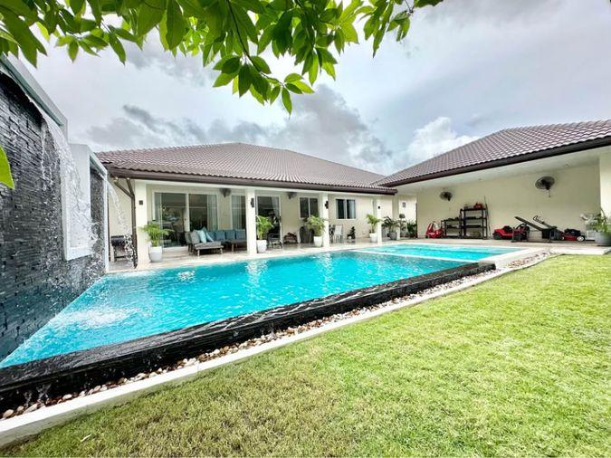 รูป KT0413📲LineID @556ryccg🚵Pool Villa ห้วยใหญ่ 6ห้องนอน ที่ดิน 215ตรว บ้าน 350ตรม🏊พร้อมสระว่ายน้ำ🌷สวน🪑เฟอร์นิเจอร์ ใกล้Motorway7 - รูปที่ 7/21