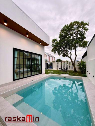 รูป KT0123🚵Pool Villa ใกล้สวนสุขภาพหนองปรือ 3ห้องนอน 64ตรว🏊พร้อมสระว่ายน้ำ🌷สวน🪑เฟอร์นิเจอร์ - รูปที่ 6/13