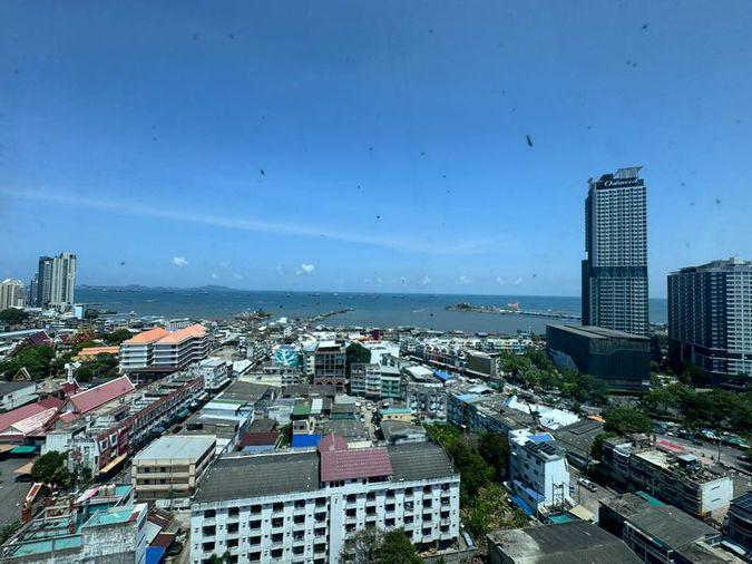 รูป ขายคอนโดศรีราชา วิว ห้องมุม วิวทะเล ชั้นสูง ทำเลดีมาก  - รูปที่ 7/8