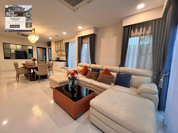 รูป 🏡✅😊 เช่าบ้านโครงการ นันทวัน พระราม9-กรุงเทพกรีฑาตัดใหม่ ตกแต่งหรูหรา พื้นที่ใช้สอยกว้างขวาง โลเคชั่นดี - รูปที่ 7/27
