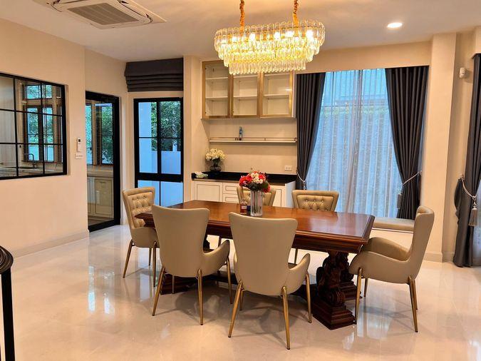 รูป 🏡✅😊 เช่าบ้านโครงการ นันทวัน พระราม9-กรุงเทพกรีฑาตัดใหม่ ตกแต่งหรูหรา พื้นที่ใช้สอยกว้างขวาง โลเคชั่นดี - รูปที่ 8/27