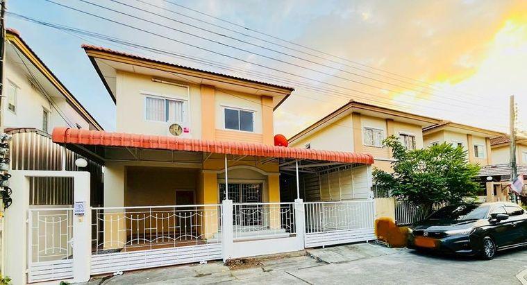 รูป 🔥 ขาย บ้านแฝดหมู่บ้านปัญฐิญา แพรกษา Pantiya Praksa  🌳  ติดถนนใหญ่ ใกล้นิคมบางปู พร้อมของแถมหลายรายการ ฟรีค่าโอน! - รูปที่ 1/13