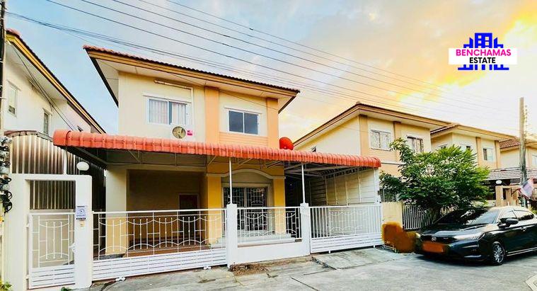 รูป 🔥 ขาย บ้านแฝดหมู่บ้านปัญฐิญา แพรกษา Pantiya Praksa 🌳 ติดถนนใหญ่ ใกล้นิคมบางปู พร้อมของแถมหลายรายการ ฟรีค่าโอน! - รูปที่ 1/13