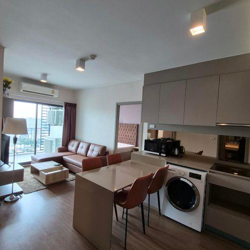 picture Condo for rent Ideo Sukhumvit 93 next to BTS Bang Chak, rare large 2-bedroom (Rt-01) - 1/12