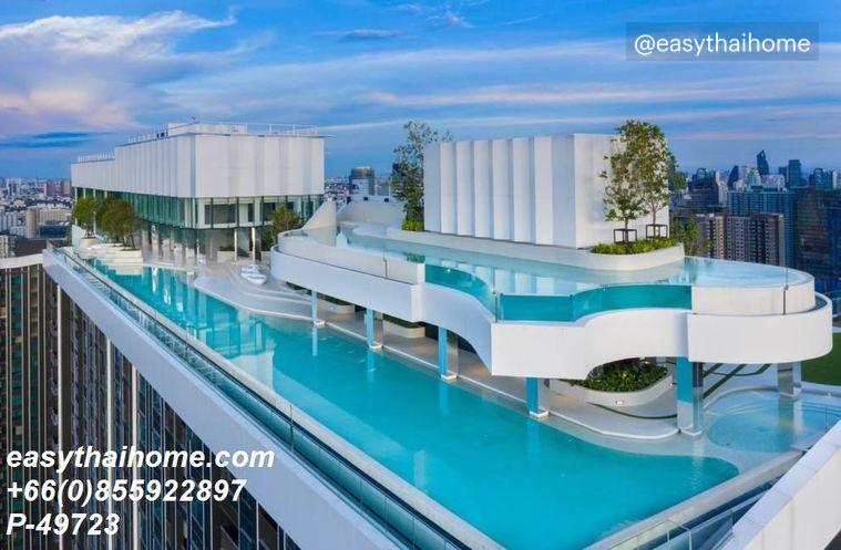 รูป P-49723 วิวสระว่ายน้ำ! Life Asoke-Rama 9 ใกล้ MRT พระราม 9 เพียง 3 นาที! 19,000 บาท | Line Id: @easythaihome | 085-592-2897 - รูปที่ 18/18