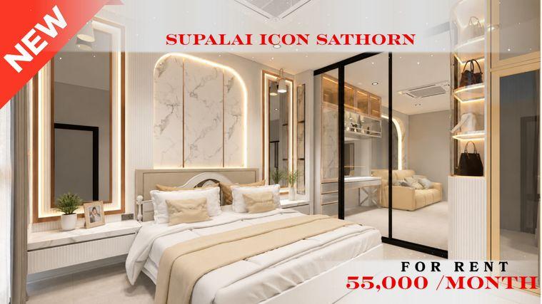 picture 💙✨ Modern Room For Rent 📌 Supalai Icon Sathorn Condominium (Line: @rent2022) | Near BTS Chong Nonsi  ✨ Ready to move in! ✨ 📌 Ref Code: A11242 - 1/18
