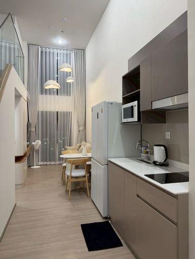 รูป ห้องมุม วิวแม่น้ำเจ้าพระยา Vertiplex 2 ชั้น 2  Aspire สุขุมวิท–พระราม 4 - รูปที่ 1/11