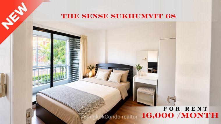 picture 💝🚆 Fully Furnished Unit For Rent 📌 The Sense Sukhumvit 68 (Line: @rent2022) | Near BTS Udom Suk  ✨ Ready to move in! ✨ 📌 Ref Code: A09435 - 1/12