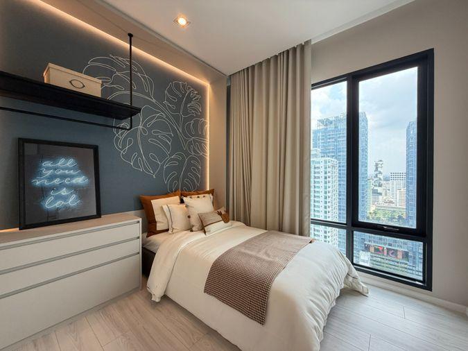 รูป ห้องหน้ากว้าง Layout หายาก ใจกลางพญาไท 2 ห้องนอน 70 ตร.ม. พร้อมข้อเสนอฟรีค่าใช้จ่ายวันโอน - รูปที่ 9/14