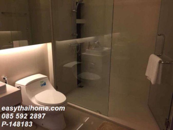 รูป [P-148183] ให้เช่าคอนโดวิวแม่น้ำ! Menam Residences ชั้น 38 (2 นอน) ลดราคาเหลือ 48.9K ใกล้ Shrewsbury 085-592-2897 Line: @easythaihome - รูปที่ 4/14