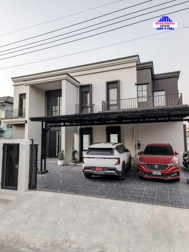 รูป 🔥ขาย บ้านเดี่ยวสไตล์ Modern English หมู่บ้านสินพัฒนาธานี Sinpattana Thani Village หลังสนามหลวง 2 หลังใหญ่ ✨ พื้นที่เยอะ พร้อมโซล่าเซลล์ - รูปที่ 10/11