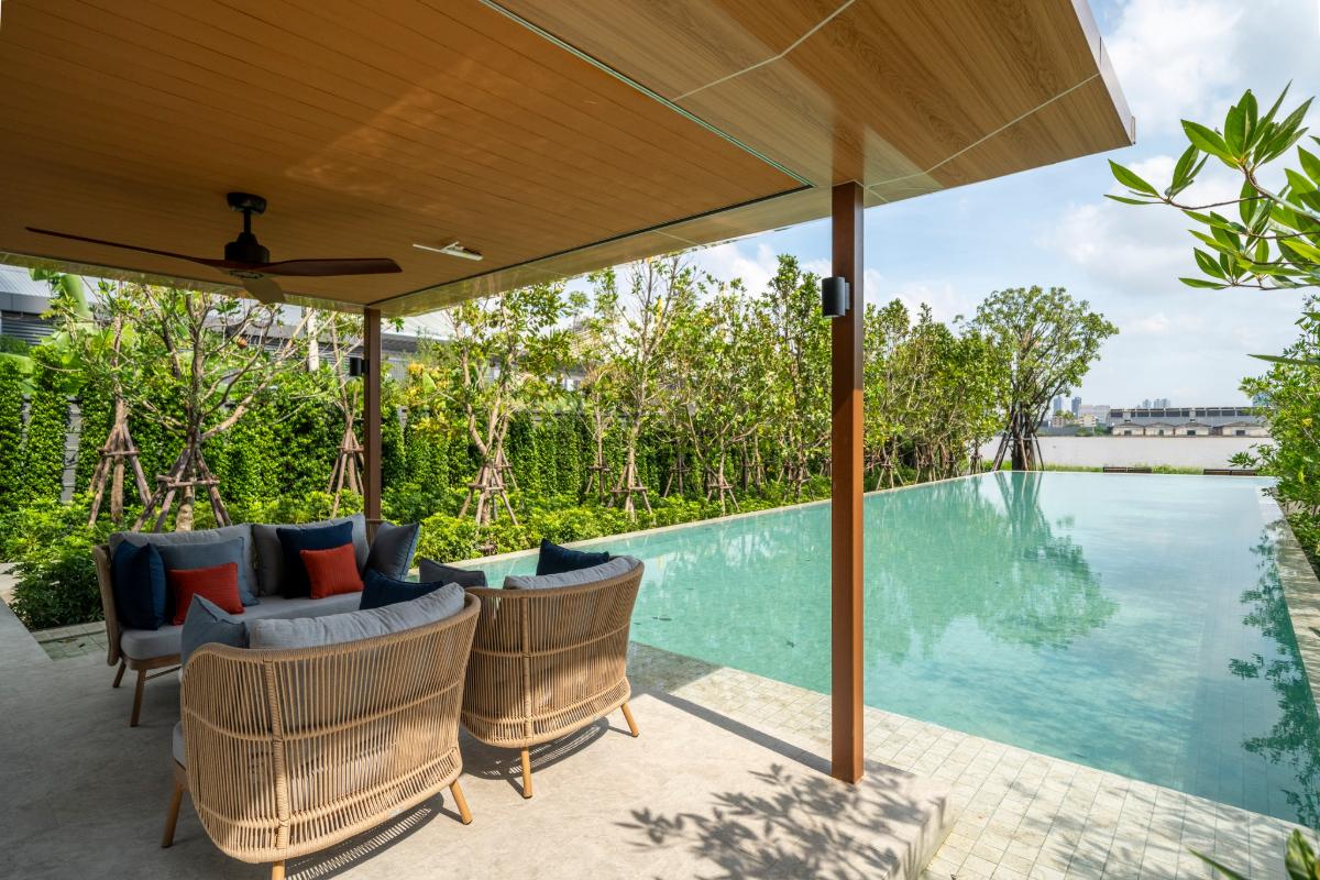 รูป ห้องมุม ใหม่แกะกล่อง วิวหลักล้าน! 1 Bed Plus แต่งครบ พร้อมเครื่องซักและอบ ✨ - รูปที่ 9/29