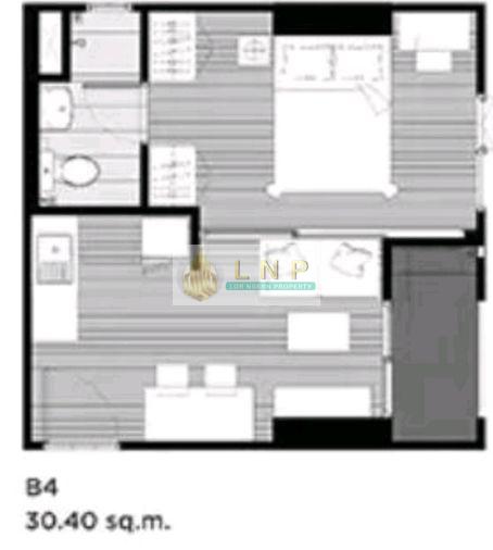 รูป 🏢 ขายคอนโด : Chapter One Eco Ratchada - Huai Khwang (แชปเตอร์ วัน อีโค รัชดา - ห้วยขวาง) รหัสทรัพย์ | 📌LNP-C13141 - รูปที่ 20/21
