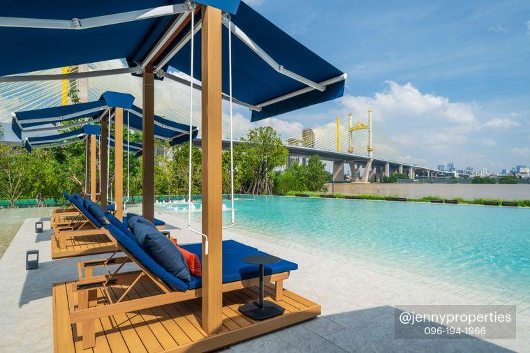 รูป ฺBest Deal! 2 Bed วิวแม่น้ำทุกมุม 🌊ห้องใหม่แกะกล่อง ชั้น 17 - รูปที่ 23/40