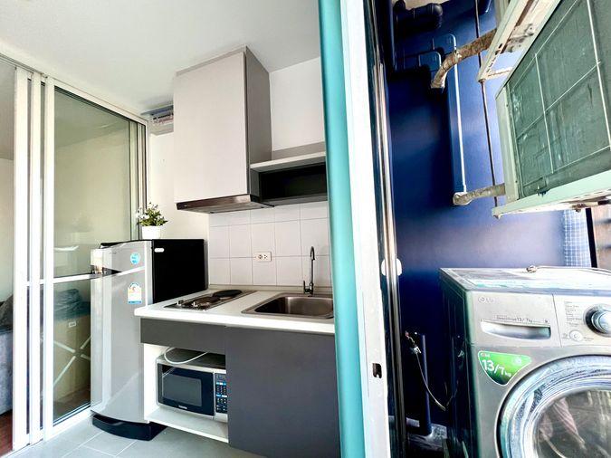 รูป ให้เช่า 🔥 The Base Sukhumvit 77 🔥 เฟอร์นิเจอร์ และ เครื่องใช้ไฟฟ้าครบ ใกล้ BTS อ่อนนุช - รูปที่ 7/8
