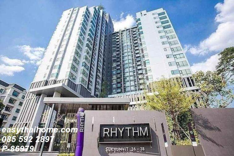 รูป [P-86979] ขายคอนโด Rhythm Sukhumvit 36-38 ใกล้ BTS ทองหล่อ 510 ม. ห้องสวย ชั้น 8 เฟอร์ครบพร้อมเข้าอยู่ ราคา 4.2 ล้าน 085-592-2897 Line: @easythaihome - รูปที่ 4/12