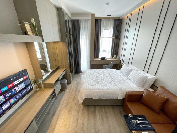 รูป ให้เช่า ✨ Knightsbridge Prime Onnut ✨ เฟอร์นิเจอร์ และ เครื่องใช้ไฟฟ้าครบ ใกล้ BTS อ่อนนุช - รูปที่ 2/11