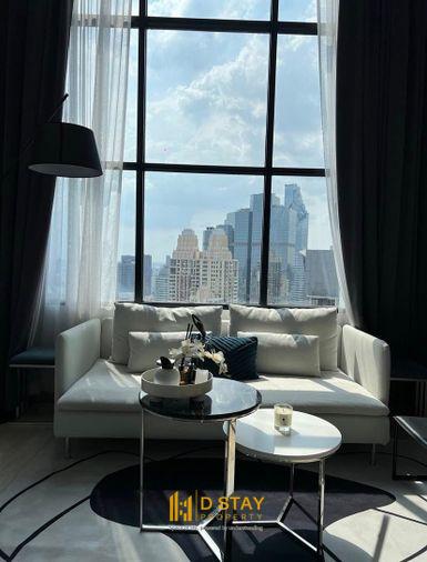 รูป Duplex Style ✨ให้เช่า Knightsbridge Prime Sathorn ห้องสวย ราคาดีมาก ชั้นสูง วิวเมือง DS2902 | Line @Dstay - รูปที่ 2/5