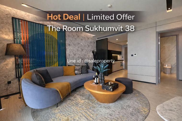 รูป 🔥Hot Deal🔥 𝐓𝐡𝐞 𝐑𝐨𝐨𝐦 สุขุมวิท 𝟑𝟖 คอนโดกลางสุขุมวิท 1 ห้องนอน พร้อมเข้าอยู่ - รูปที่ 1/17