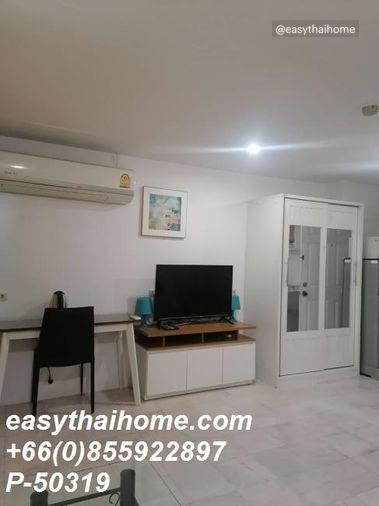 picture P-50319 Fully Furnished First Tower Sukhumvit Studio Unit Close to BTS Phloen Chit & Bumrungrad Hospital. Line: @easythaihome 085-592-2897 - 2/3