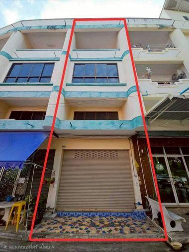 picture Three-story commercial building for sale near Assumption School Sriracha, Chonburi. - 1/14