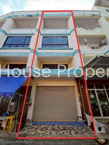 picture Three-story commercial building for sale near Assumption School Sriracha, Chonburi. - 1/14