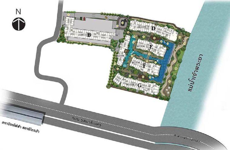 picture For Sales, 2 beds Metro Luxe Riverfront Rattanathibet. never been occupied. - 36/37
