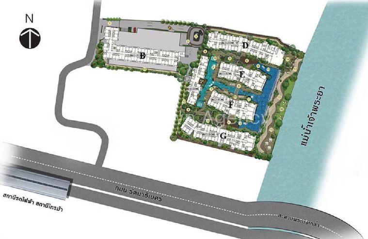 picture For Sales, 2 beds Metro Luxe Riverfront Rattanathibet. never been occupied. - 36/37
