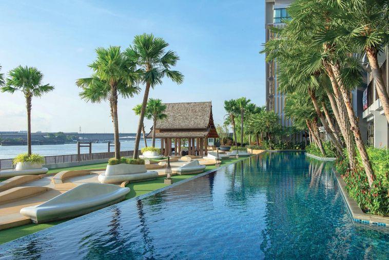 picture For Sales, 2 beds Metro Luxe Riverfront Rattanathibet. never been occupied. - 34/37