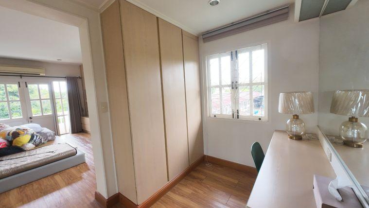 picture Baan Suan Phutthamonthon Sai 1, detached corner unit, fully furnished, ready to move in. - 32/34