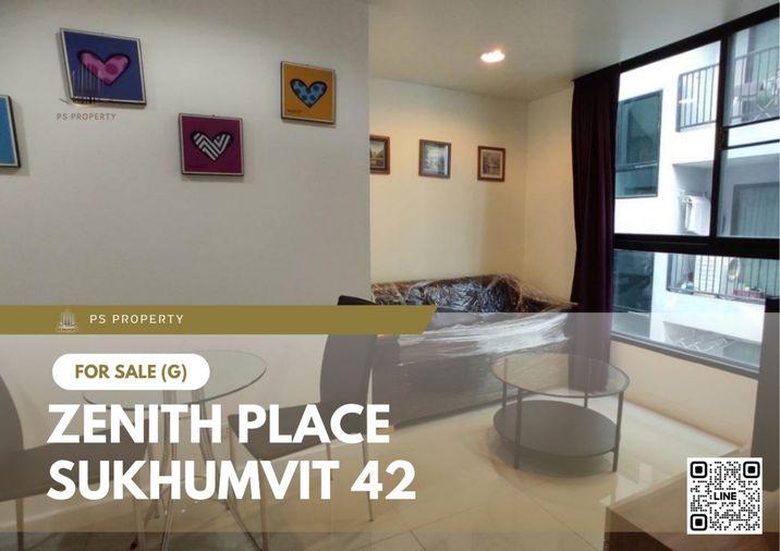 รูป ขายด่วน ✨ Zenith Place Sukhumvit 42 ✨ คอนโด พร้อมอยู่ เฟอร์นิเจอร์ครบ ใกล้ BTS เอกมัย - รูปที่ 1/9