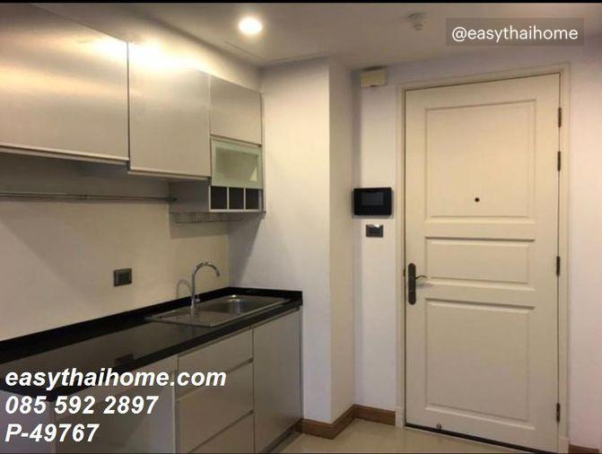 รูป P-49767 — ให้เช่าคอนโด Supalai Wellington รัชดา-พระราม 9 ใกล้ MRT ศูนย์วัฒนธรรมฯ ชั้น 15 ห้อง 1 นอน 1 น้ำ เฟอร์ครบ 085-592-2897 Line: @easythaihome - รูปที่ 3/6