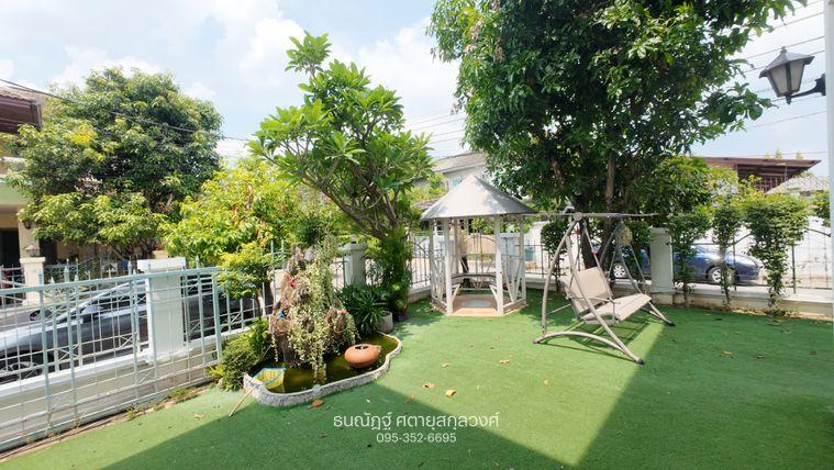 รูป บ้านเดี่ยว บ้านสวนพุทธมณฑล สาย1 หลังมุม เฟอร์จัดเต็ม พร้อมอยู่ - รูปที่ 5/34