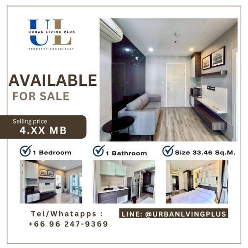 รูป ( UL2605051 ) ✨Tel/Line 096-2479369✨ สำหรับขาย !! เซ็นทริค สาทร-เซนต์หลุยส์ 1 ห้องนอน 1 ห้องน้ำ ขนาด 33.46 ตร.ม. ห้องสวย สภาพดี✨✨ - รูปที่ 1/7