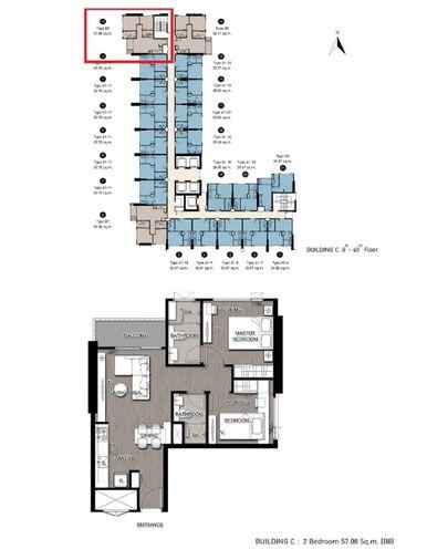 รูป 🏙️ สัมผัสชีวิตเหนือระดับ! คอนโด The Saint Residences พร้อมเฟอร์นิเจอร์ครบ (DSL1822) - รูปที่ 12/14