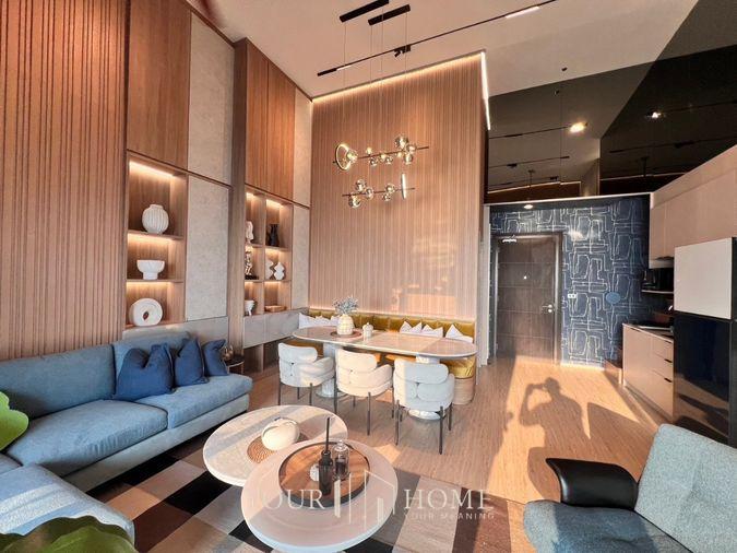picture For Sale: The most beautifully decorated unit in The Symphony 2 bed 2 bath 122 sqm Double-height ceiling - 1/20