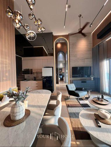 picture For Sale: The most beautifully decorated unit in The Symphony 2 bed 2 bath 122 sqm Double-height ceiling - 2/20