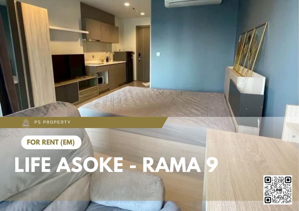 รูป ให้เช่า 🔥 Life Asoke - Rama 9 🔥  เฟอร์นิเจอร์ และ เครื่องใช้ไฟฟ้าครบ ใกล้ Central พระราม 9 - รูปที่ 1/12